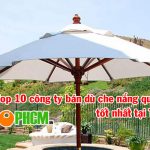 Top 10 công ty bán dù che nắng quán cafe tốt nhất tại TP HCM