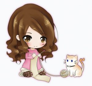 Hình ảnh anime chibi girl cute