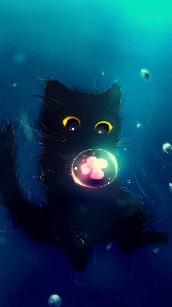 Top 30+] Hình Ảnh Mèo Đen Anime Đẹp Ngầu, Hình Nền Mèo Đen Cute Chất