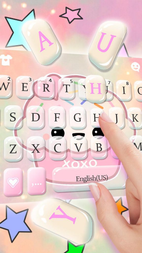 Hình nền bàn phím cute dành cho điện thoại