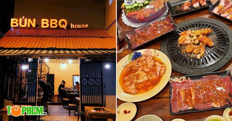 Bún BBQ House - Quán nướng Bình Thạnh giá bình dân siêu chất lượng