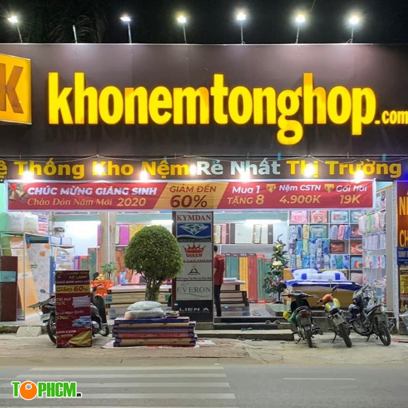 khonemtonghop.com - địa chỉ cung cấp nệm cao su thiên nhiên top đầu