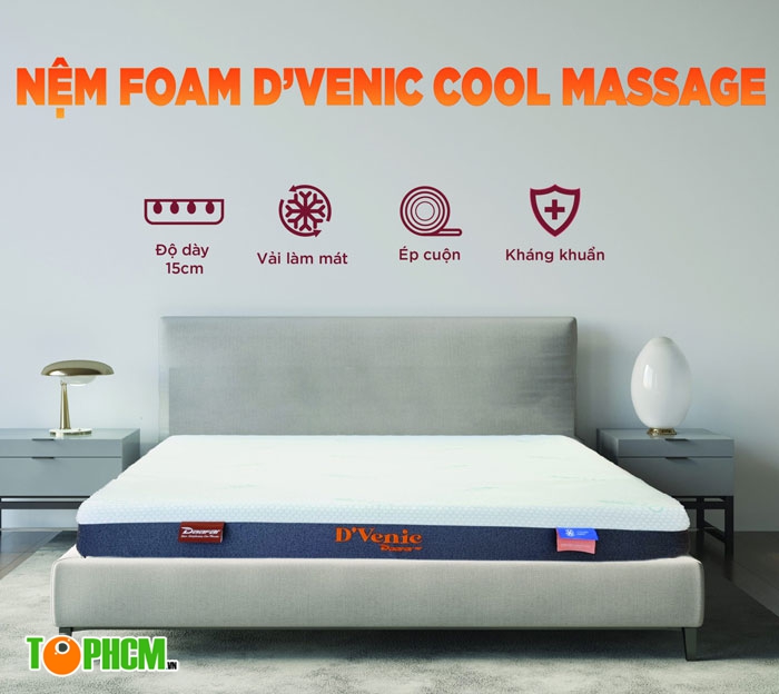 Nệm Foam D’Venic Cool Massage