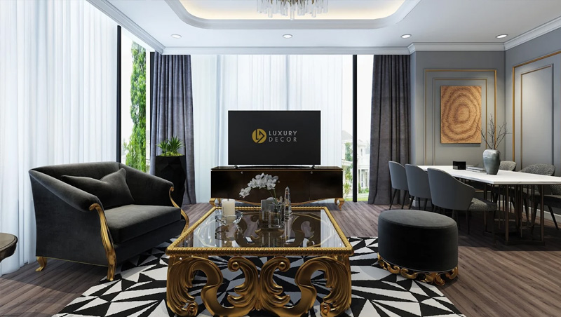 TOP 5 Đơn Vị Thiết Kế Thi Công Nội Thất Chung Cư TPHCM 8 luxury decor thi cong noi that chung tu tai tphcm