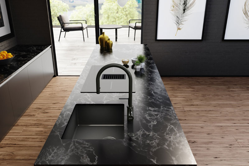 Top 3 mẫu chậu rửa bát 1 hố cao cấp cho không gian bếp hiện đại 5 chau rua bat mot ho cao cap 3