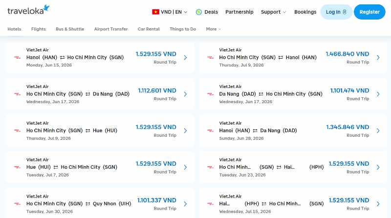 Quy định xách tay VietJet mới nhất 2026 – Cập nhật đầy đủ 2 Săn vé máy bay VietJet giá rẻ cùng Traveloka | Nguồn: traveloka